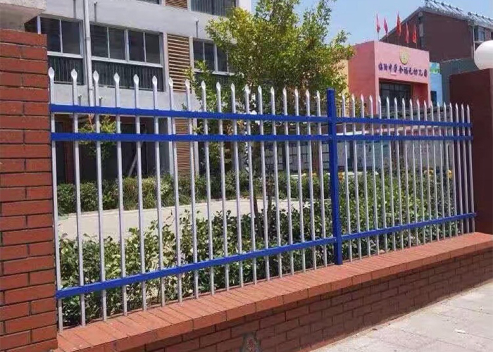 石城学校幼儿园锌钢围栏护栏工程案例